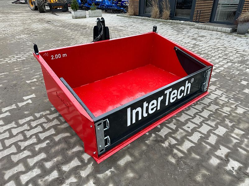 FAST SHIPPING | Hydr. Heckmulde 1,6-2,4 m Euro oder Dreipunkt Kippmulde Heckcontainer / Hydraulic Rear Tipping Box / Benne arrière hydraulique / Hydrauliczna skrzynia transportowa / Cupă hidraulică posterioară / Benna posteriore idraulica / Hidraulikus há